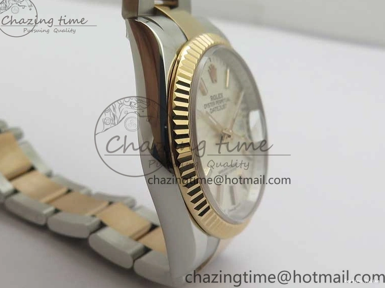 0401 DateJust 36 SS RG 126231 BP Maker 1:1 Best Edition Silver Dial on Oyster Bracelet EasyMatch 2511